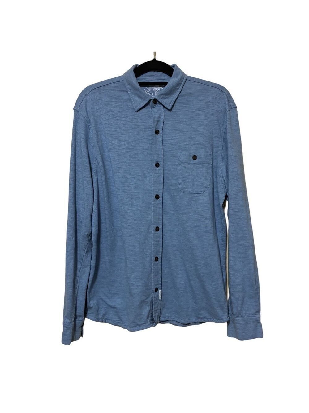 Laguna Button Down Shirt Men’s L Blue Long Sleeve Casual